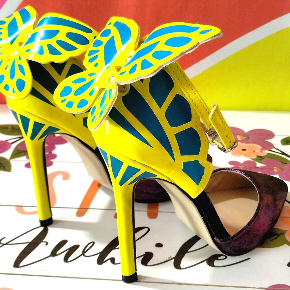 JOJO cat butterfly heels size 7